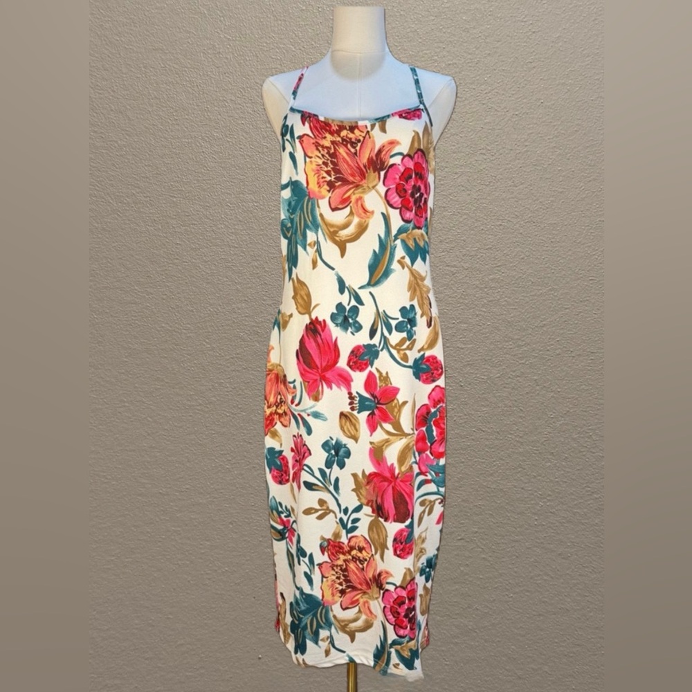 Like New Strappy Back Stunning Floral Dress